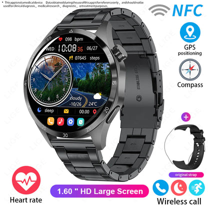 Waterproof Smart Sports Watch with Bluetooth Calling