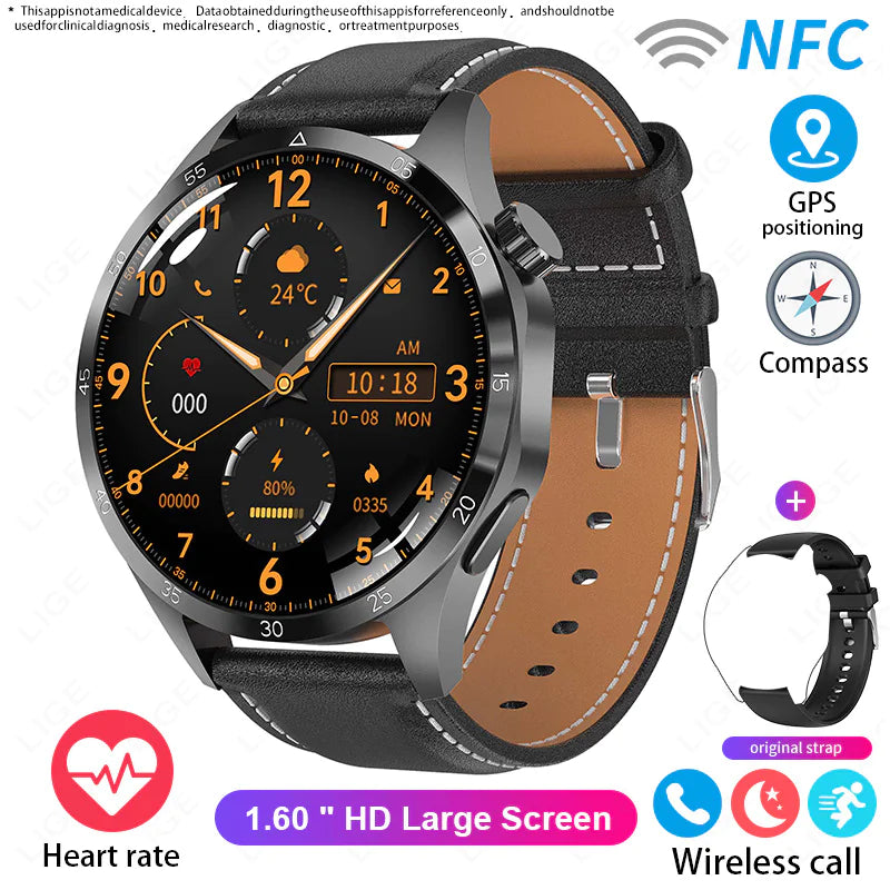 Waterproof Smart Sports Watch with Bluetooth Calling