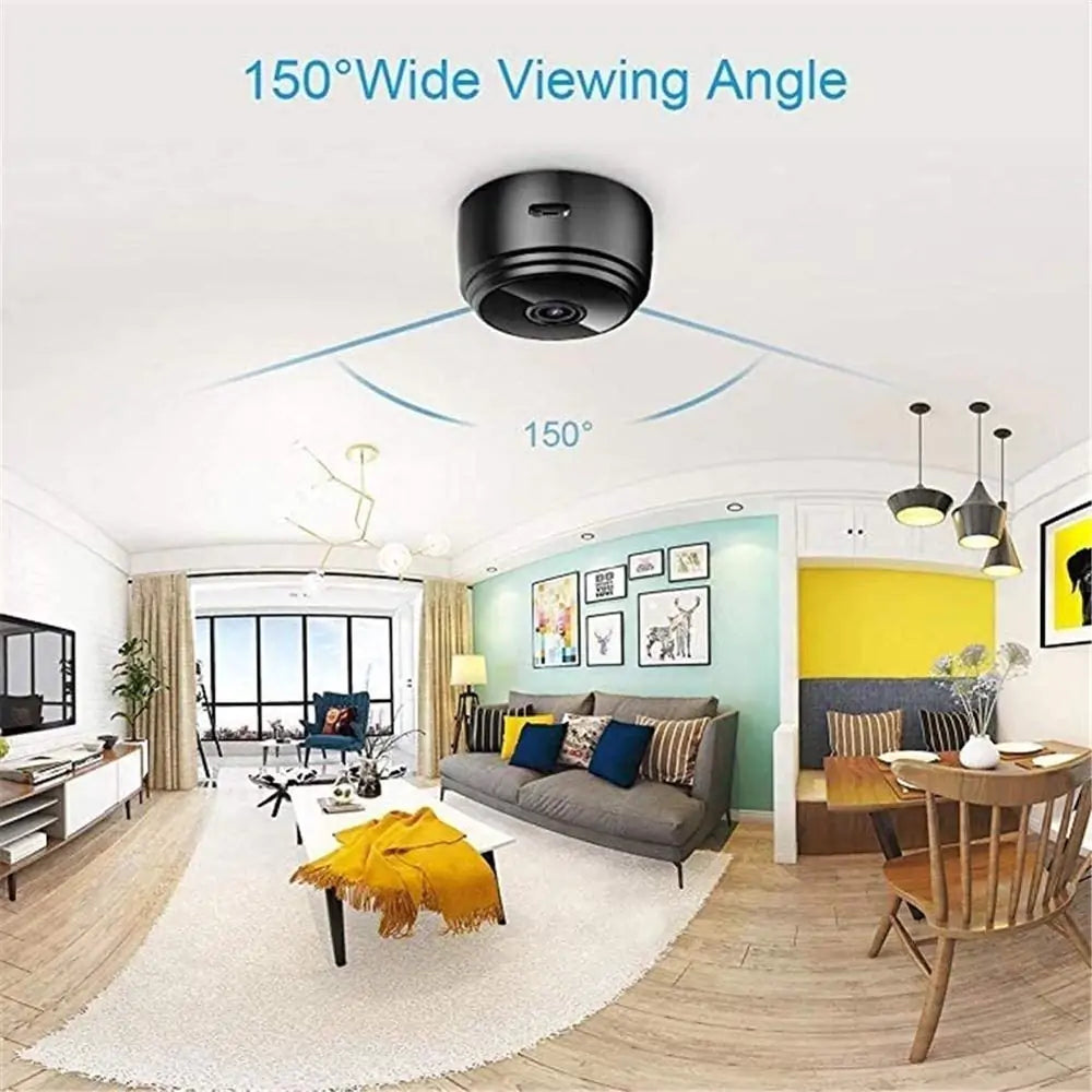 A9 Mini WiFi Camera: 1080p HD Night Vision Recorder