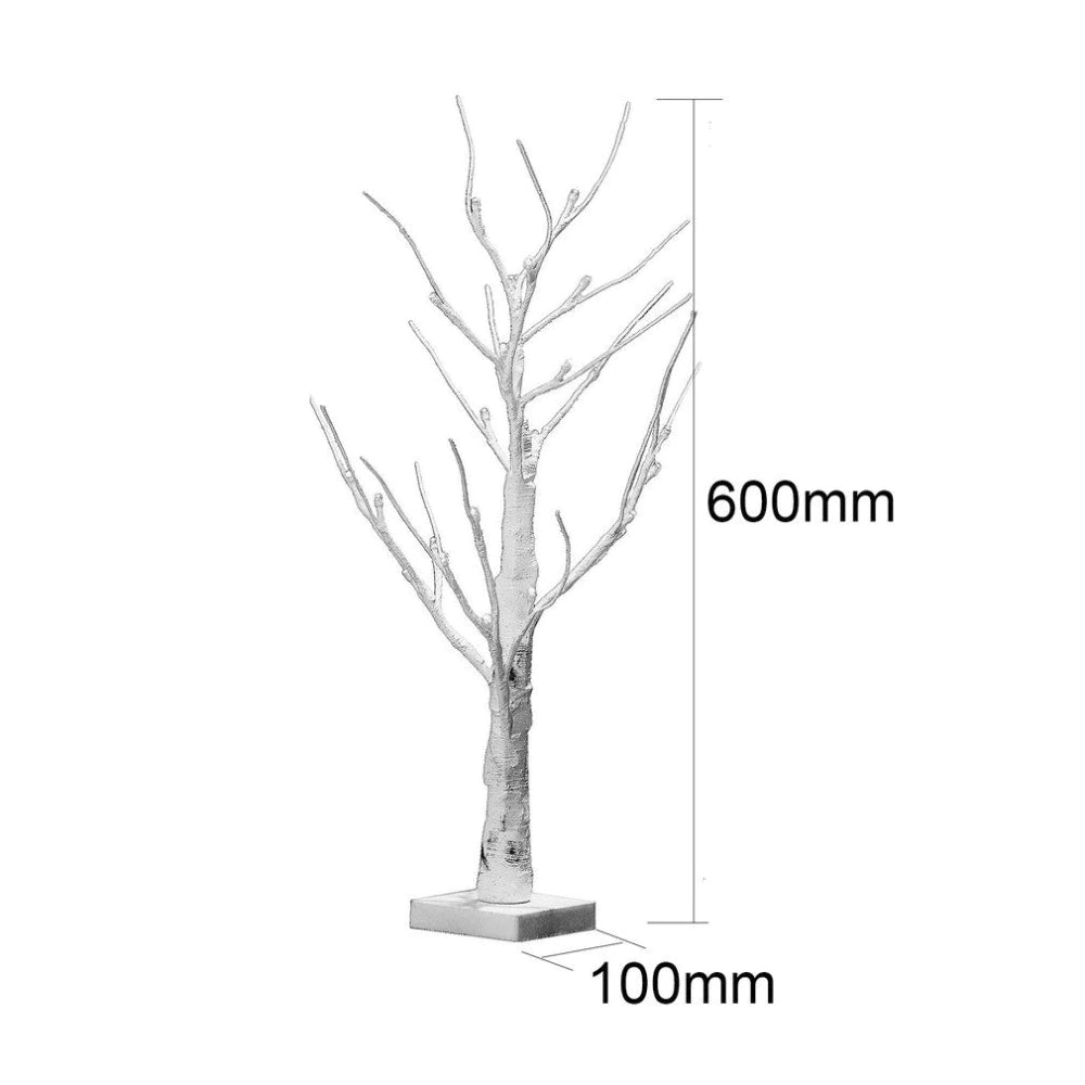 Silver Birch Tree LED Lamp