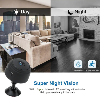 A9 Mini WiFi Camera: 1080p HD Night Vision Recorder