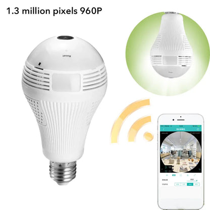 Panoramic Light Bulb Camera