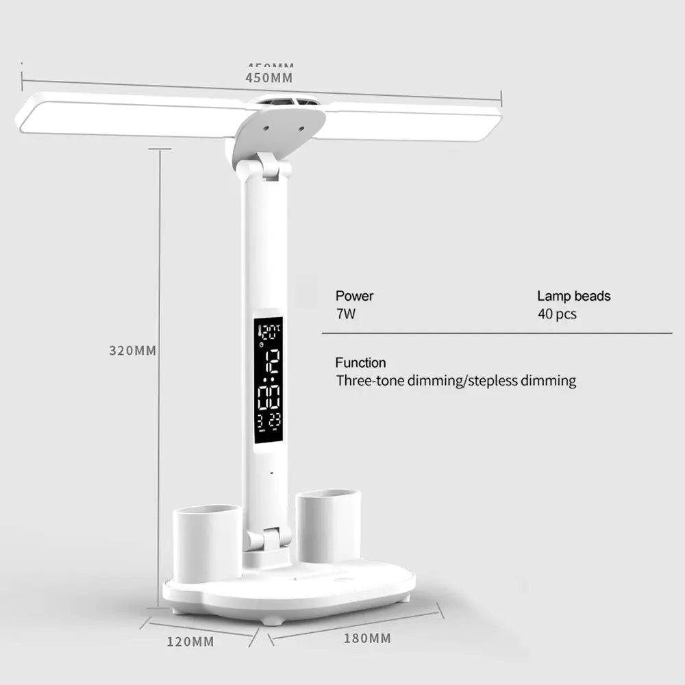 LED Desk Lamp with Pen Holder