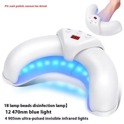 Crescent U-Shaped Nail Phototherapy Lamp