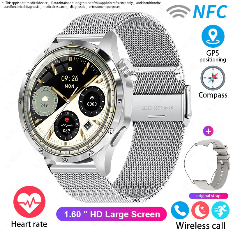 Waterproof Smart Sports Watch with Bluetooth Calling